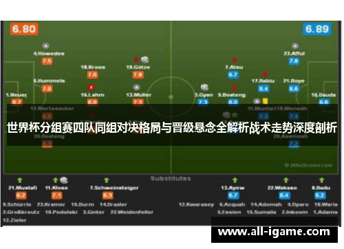 世界杯分组赛四队同组对决格局与晋级悬念全解析战术走势深度剖析